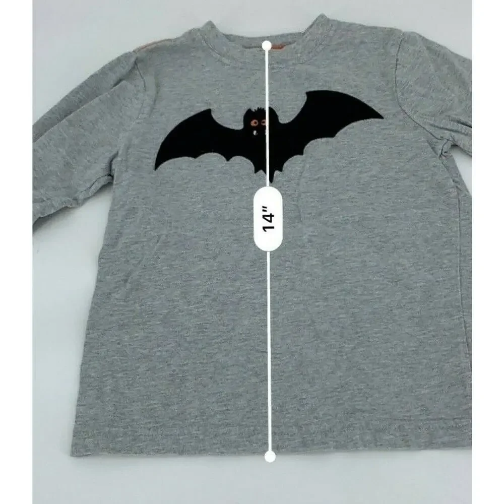 Gymboree Lucky Brand Boys Gray T-shirt Bundle Long Sleeve Casual Sz 4T